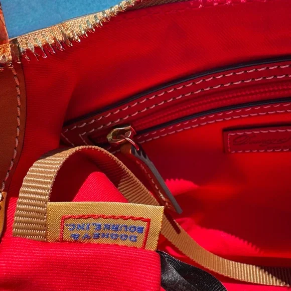 SOLD LIVE! Dooney & Bourke Blush Pink Leather Pouchette - Picture 11 of 13